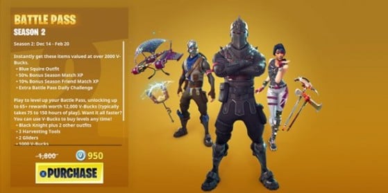 les recompenses de la saison 2 annoncees - prix passe de combat saison 3 fortnite