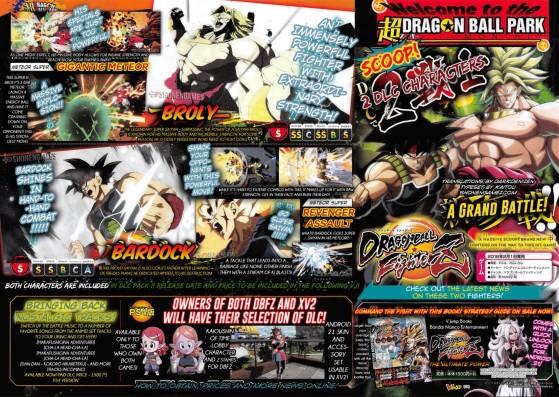 Visuel du magazine V-Jump - Dragon Ball FighterZ