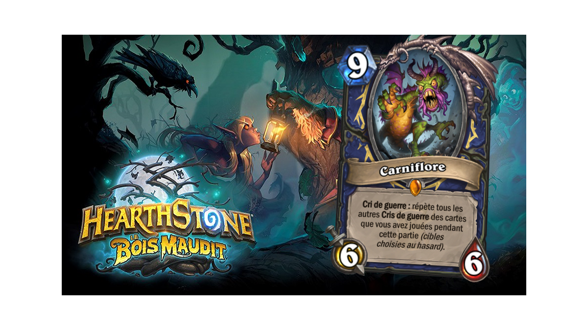 爐石戰記 Bois maudit : Carniflore (Shudderwock)