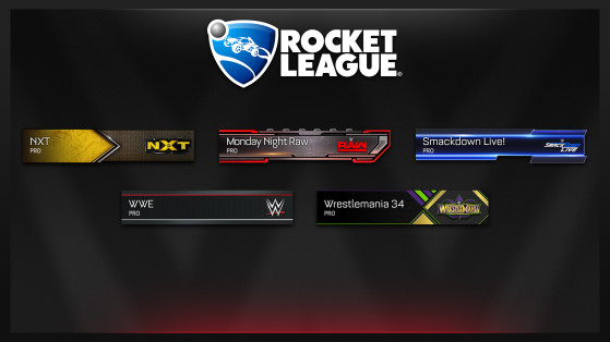 Les 5 bannières de joueurs WWE - Rocket League