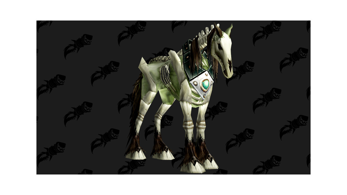 魔獸世界 BFA 坐騎：復活的母馬 (Risen Mare)