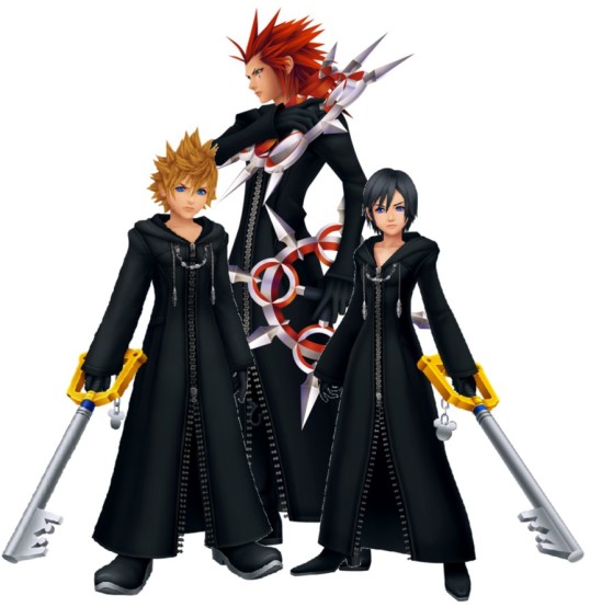 Axel, Roxas & Xion - Kingdom Hearts 3