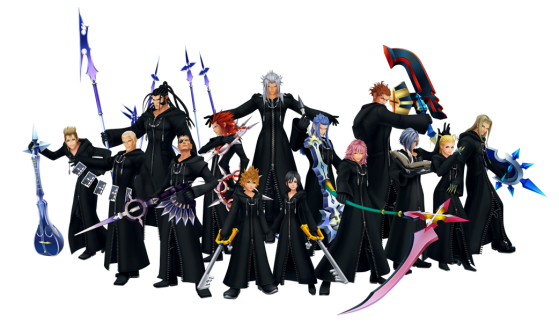 Les 14 membres de l'Organisation XIII - Kingdom Hearts 3