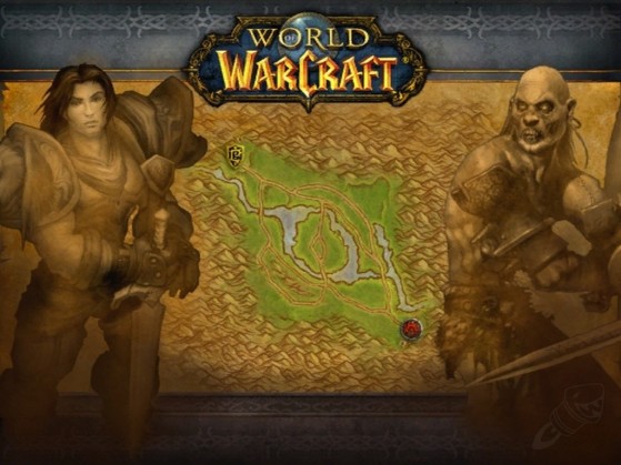 Ancien écran de chargement du Bassin d'Arathi - World of Warcraft