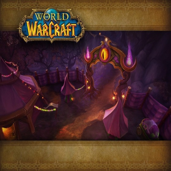 Écran de chargement de la Foire de Sombrelune - World of Warcraft