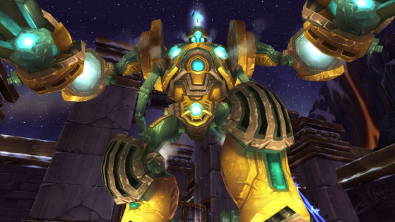 Pour ceux qui se souviennent  du début d'Ulduar, on ne pouvait pas faire deux pas sans tomber sur un boss. - World of Warcraft