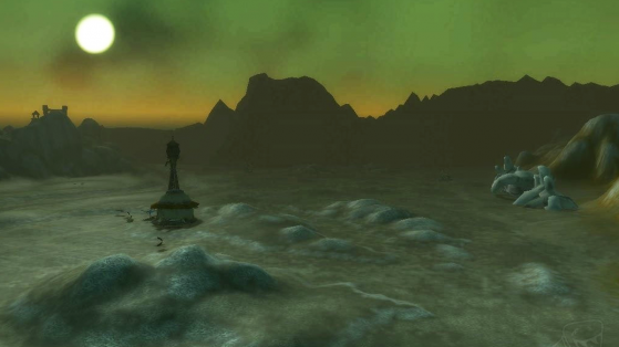 Désolace fait partie de ces zones hors du temps où même le cycle jour/nuit est adouci par un soleil et une lune perpétuellement voilés. - World of Warcraft