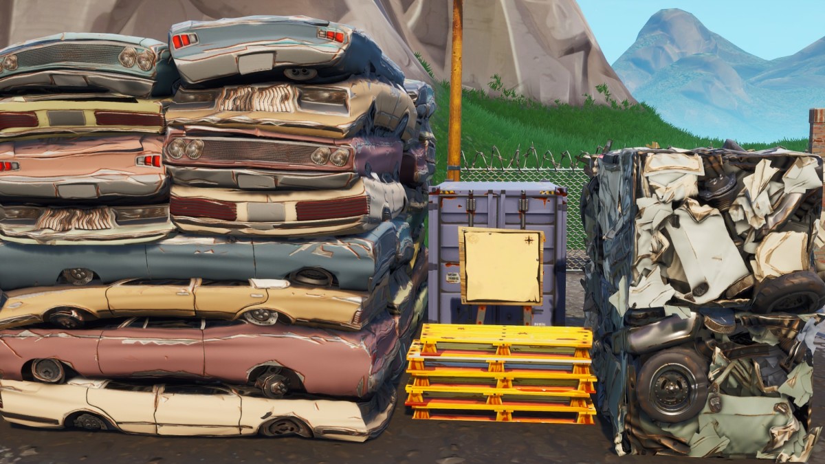 Fortnite Chercher Le Panneau De Carte Au Tr Sor Trouv Junk Junction Millenium