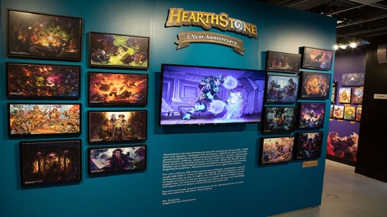 Hearthstone : photos du musée après 5 ans du jeu