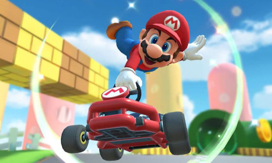 Mario Kart Tour : Passer la ligne d’arrivée en planant, défi