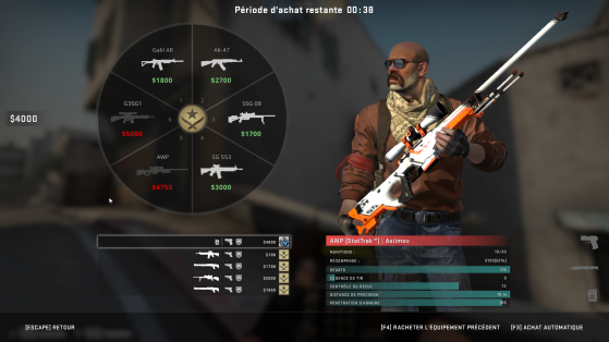 Menu d'achat Counter Strike : Global Offensive - Valorant