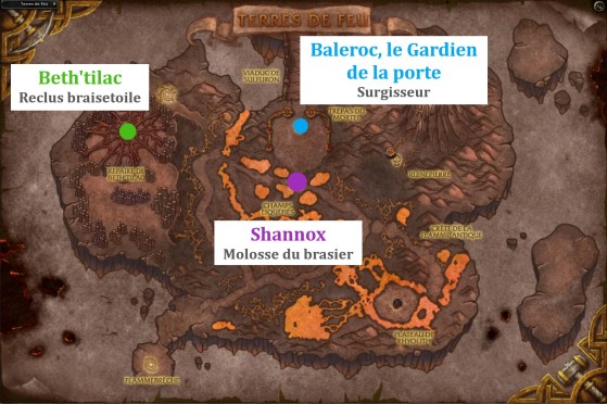 Terres de Feu (zone 1/3) - World of Warcraft
