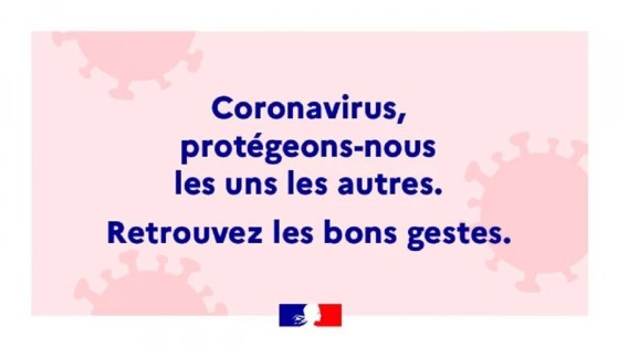 COVID-19 : la lutte contre le coronavirus se poursuit avec les gestes barrières