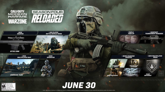 Modern Warfare Warzone : date et heure de la prochaine mise à jour de la saison 4