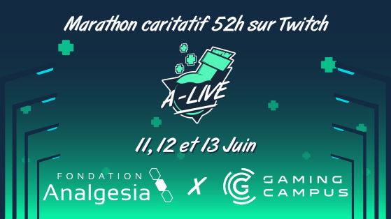 Le A-Live Event, un stream caritatif, débarque les 11, 12 et 13 juin