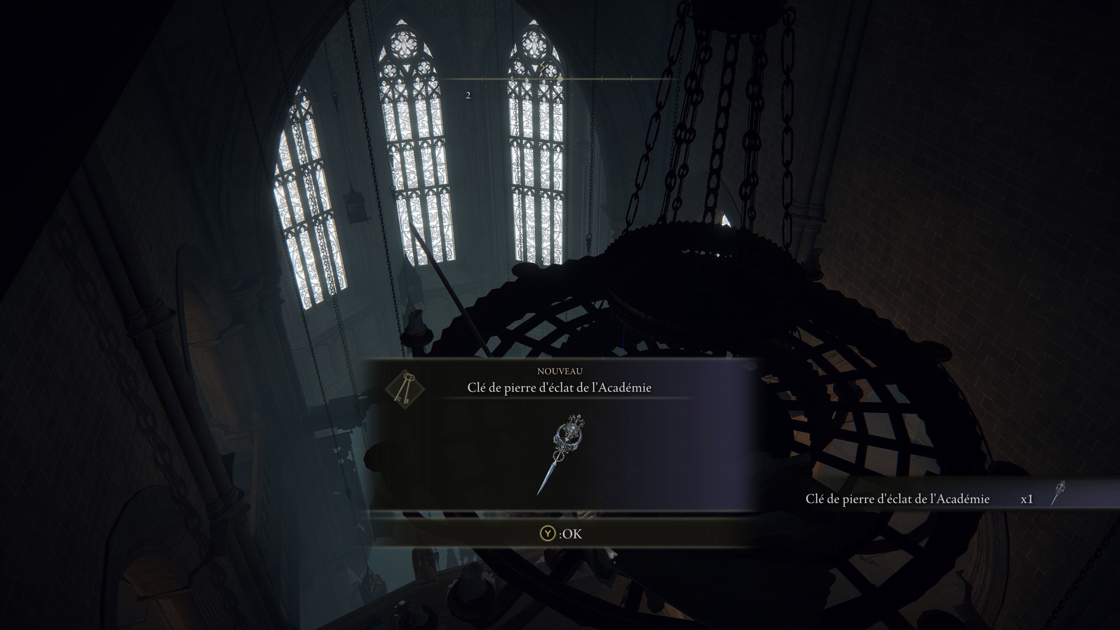 Clé de pierre éclat de l