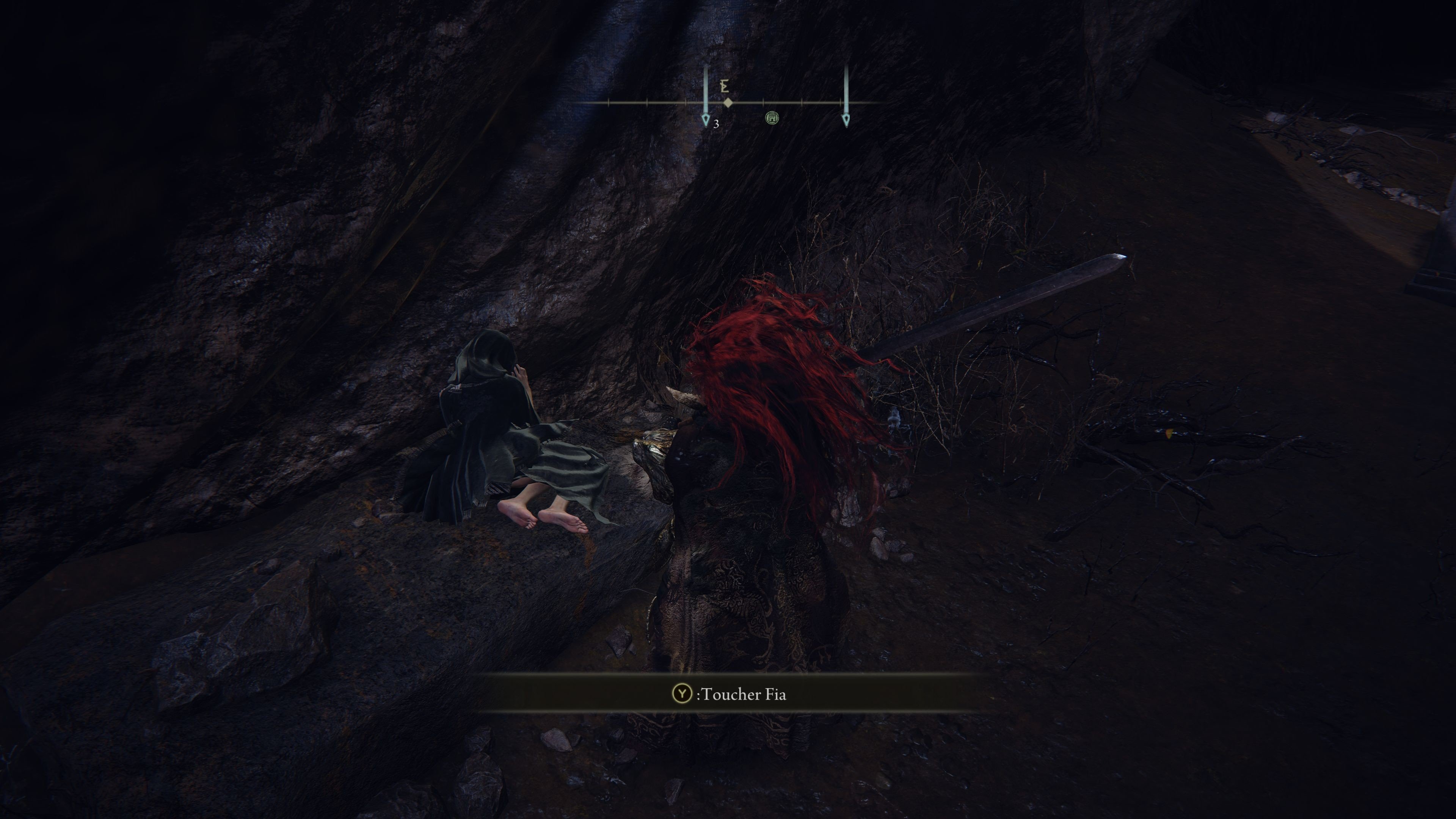 Fia Elden Ring Quêtes, Se faire étreindre et la dague érodée Millenium