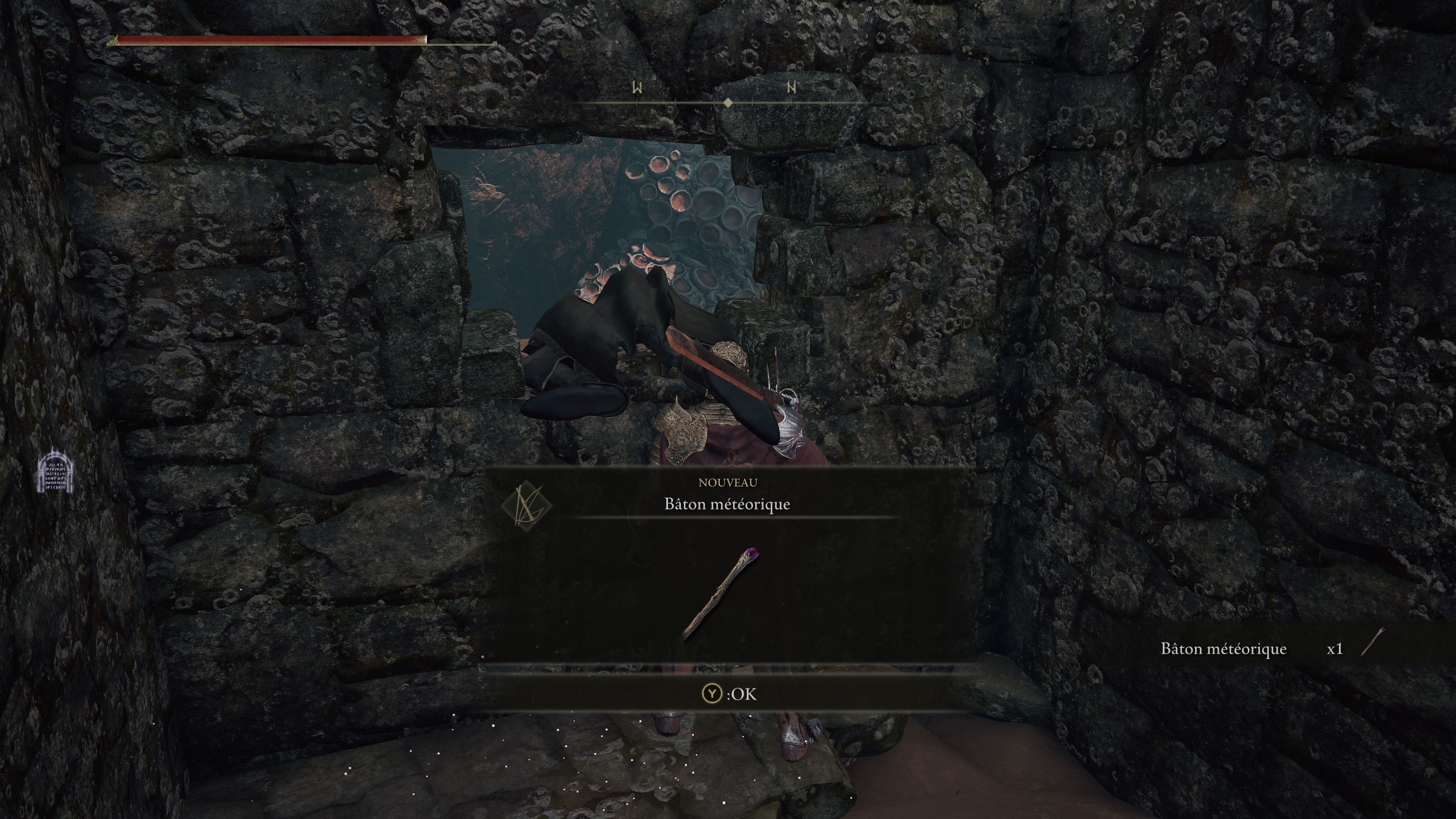 Bâton météorique Elden Ring Position de la meilleure arme magique de départ Millenium
