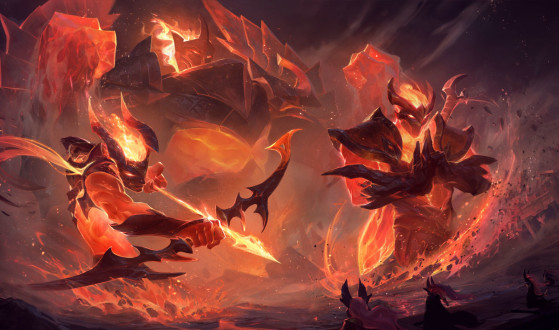 Due to its bright colors, Infernal Shen shouldn't be a problem - League of Legends