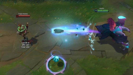 This skin's projectile is much smaller - League of Legends