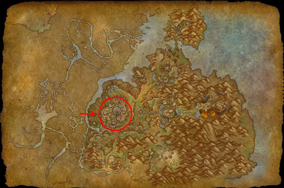Localisation de Valdrakken - World of Warcraft