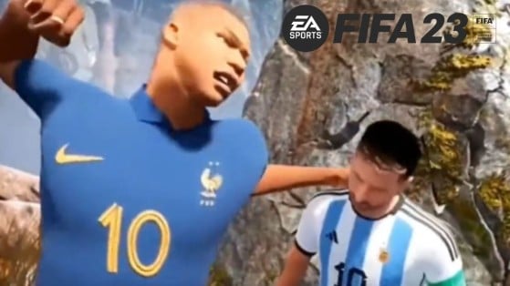 FIFA 23 : Mbappé démolit Messi en mode God of War dans ce clip savoureux