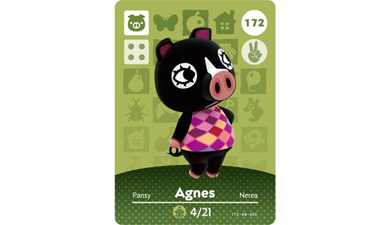 Carte Amiibo de Pansy - Animal Crossing New Horizons