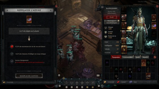 Choix d'affixes - Diablo IV