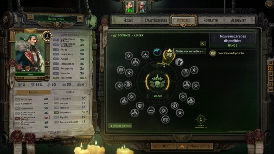 Progression des personnages - Warhammer 40,000: Rogue Trader