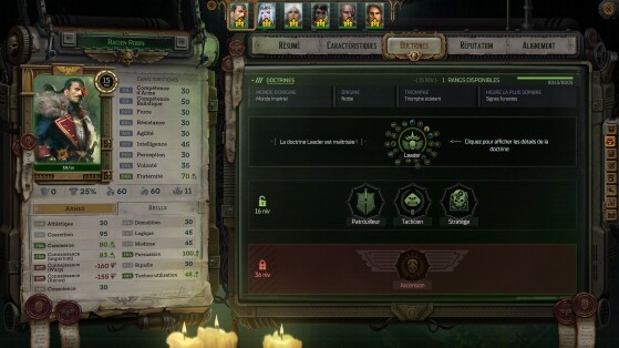 Choix d'archétype - Warhammer 40,000: Rogue Trader