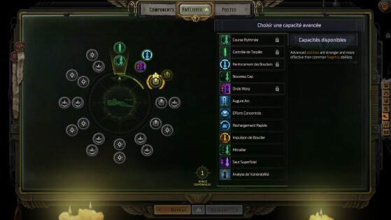 Niveaux et talents du vaisseau - Warhammer 40,000: Rogue Trader