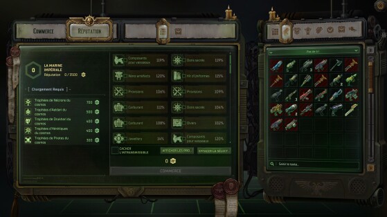 Livraison de marchandises - Warhammer 40,000: Rogue Trader