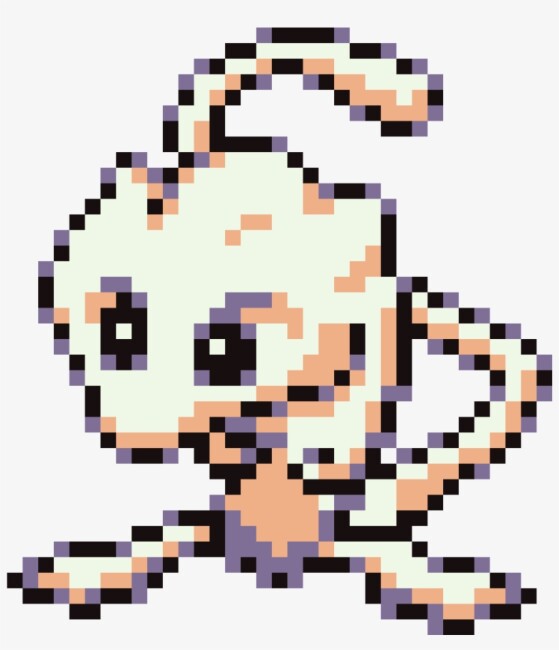 Le sprite de Mew en Gen 1. - Pokémon Écarlate et Violet