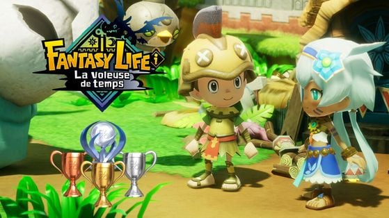 Trophée Fantasy Life i La Voleuse de Temps : Tous les succès à compléter pour platiner le jeu