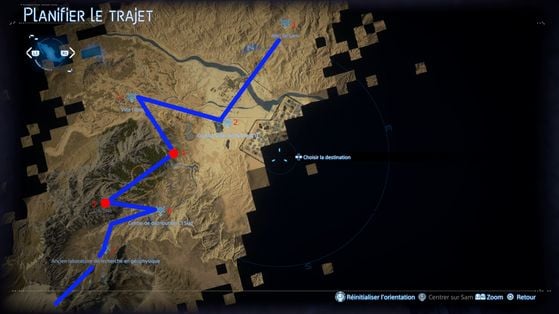 Carte du Mexique - Death Stranding 2 : On the Beach