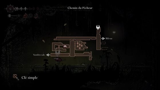 Location de la clé simple - Hollow Knight : Silksong