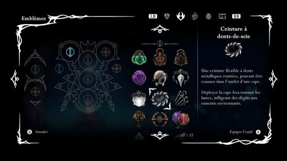 Ceinture à dents-de-scie - Hollow Knight : Silksong