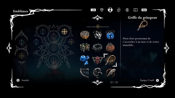 Griffe du grimpeur - Hollow Knight : Silksong