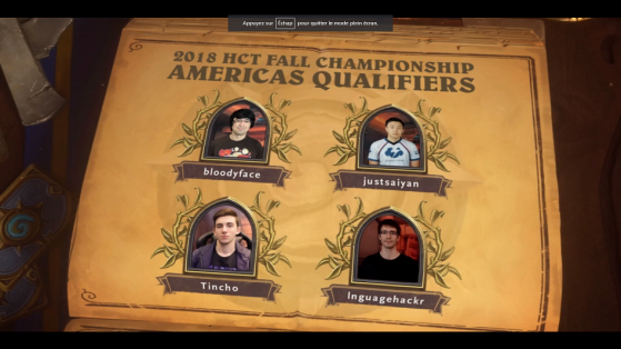 Hearthstone, HCT Fall Championship 2018 Amériques NA