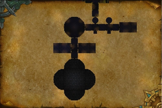 Carte de la Prison d'encre - World of Warcraft