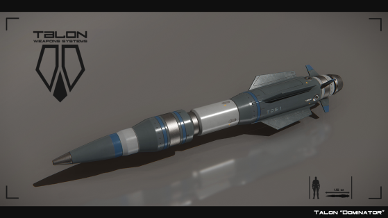 Dominator II, missile de taille 2 à guidage électromagnétique - Star Citizen