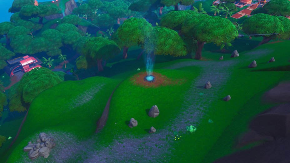 season 8 first week challenge fortnite can be used one of them will ask you to use the geyser in different parts for this go to the simpler one - fortnite season 8 geyser locations