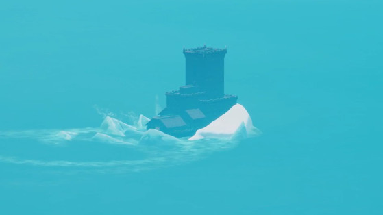 Fortnite : cattus, le monstre de Polar Peak est visible dans la mer