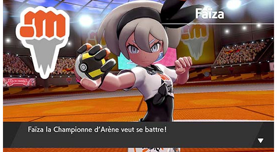 Championne Faïza, version Epée - Pokémon Épée et Bouclier
