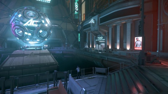 La ruelle en arrière plan est le chemin vers Twitch - Star Citizen
