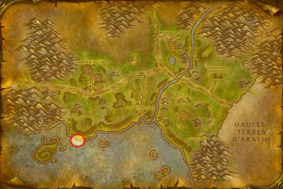 Localisation du Tome moisi - WoW : Classic