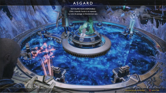 Asgard, présent sur la carte de GOW et pourtant inaccessible. Rendez-vous à l'épisode 2 ! - Final Fantasy 7 Remake