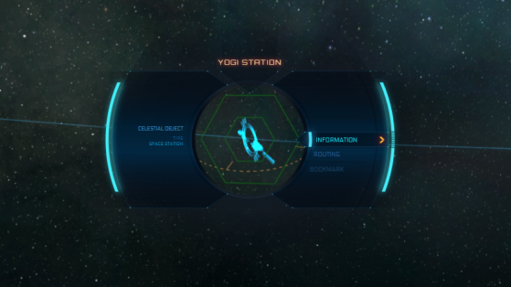 La station s'appelle Yogi dans la Starmap (en incohérence avec le lore) - Star Citizen