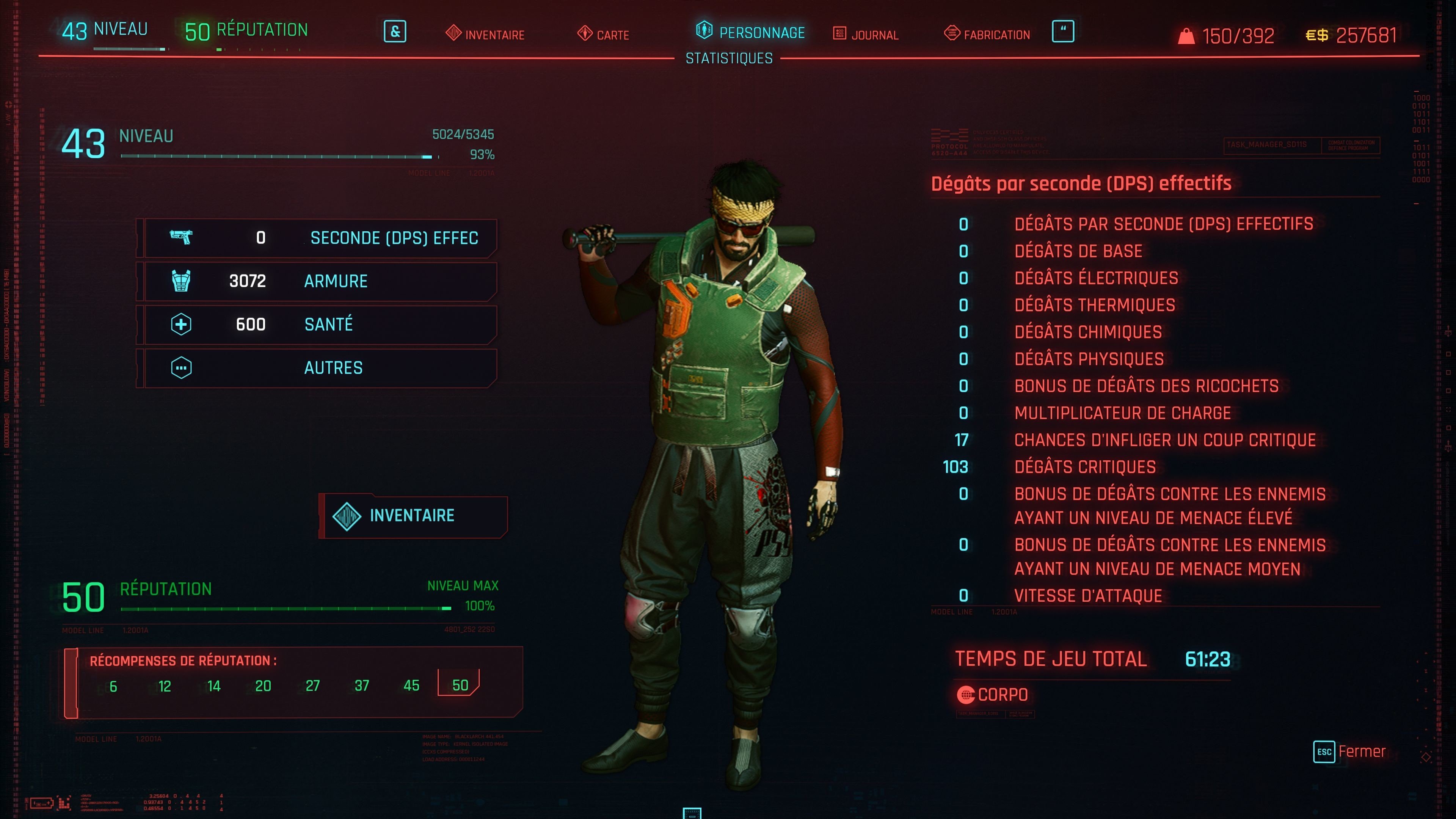 Niveau maximum, guide Cyberpunk 2077 Quel est le lvl max ? Millenium