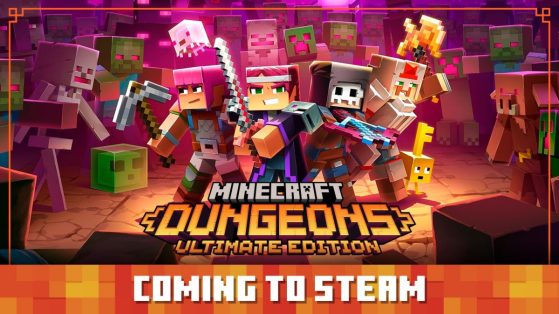 Minecraft Dungeons débarque sur Steam le 22 septembre